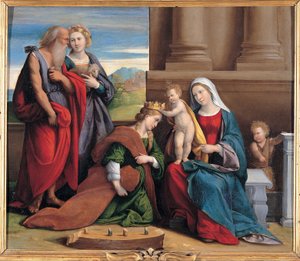 Krönung der heiligen Katharina