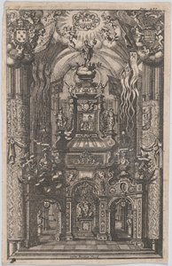 Catafalque für Ferdinand, aus einem unbekannten Buch