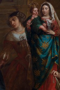 Erzherzogin Isabella von Spanien, die ihre Juwelen der Basilika St. Martin in Halle schenkt