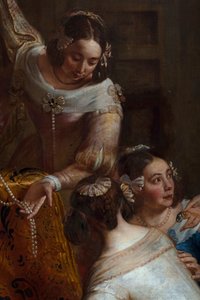 Erzherzogin Isabella von Spanien, die ihre Juwelen der Basilika St. Martin in Halle schenkt