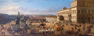 Blick auf Rom vom Quirinalplatz von Gaspar van (1653 1736) Wittel