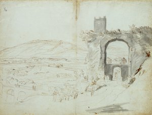 Ansicht von Tivoli von Gaspar van Wittel