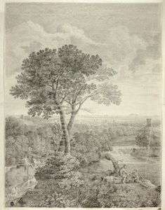Fresko im Palazzo Colonna, Rom von Gaspard Dughet