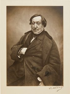Porträt von Gioachino Rossini 1792-1868 von Gaspard Félix Nadar