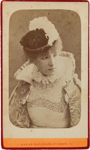 Porträt von Sarah Bernhardt 1844-1923 von Gaspard Félix Nadar