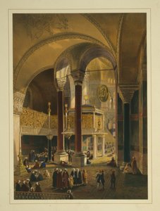 Die kaiserliche Galerie in der Ayasofya-Moschee, ehemals die Kirche Hagia Sophia von Gaspard Fossati