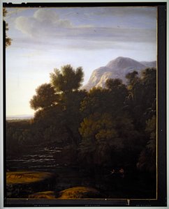 Italienische Landschaft (Detail) von Gaspard Poussin Dughet