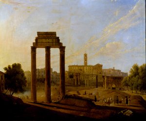 Rom: Blick auf das Forum in Richtung Kapitol von Gaspare Gabrielli