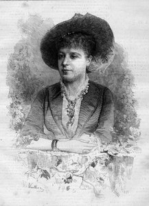 Porträt von Rosita Mauri (1849-1923), spanische klassische Tänzerin. Gravur von Vuillier in „Le Monde Illustré“ Nr. 1237 vom 11. Dezember 1880 von Gaston Vuillier