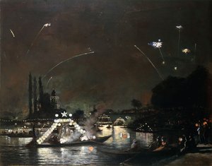 Paris in der Nacht des 14. Juli