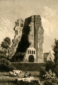 Ruinen eines Klosters in Canterbury von Gaucherel