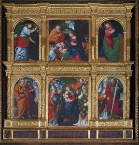 Verkündigung und Geburt Christi, 1516