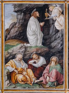 Christus betet im Garten Gethsemane (Detail) von Gaudenzio Ferrari