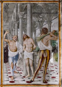 Detail der Geißelung Christi, aus Das Leben und die Passion Christi von Gaudenzio Ferrari