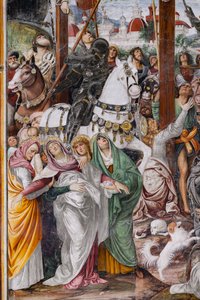 Detail der Kreuzigung, aus Das Leben und die Passion Christi von Gaudenzio Ferrari