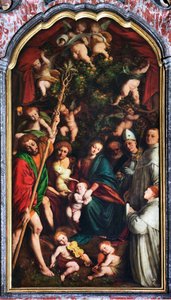 Madonna mit Heiligen oder Madonna der Orangen