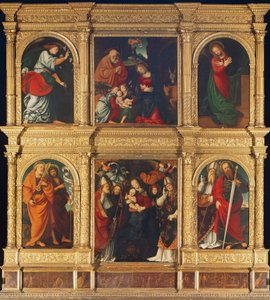 Geburt Christi, Verkündigung von Gaudenzio Ferrari