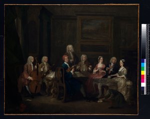 Eine musikalische Gesellschaft: die Familie Mathias, um 1730
