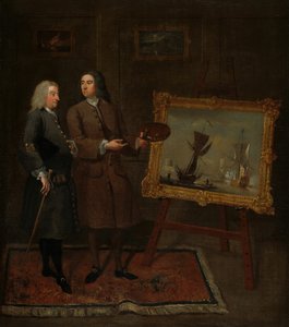 Thomas Walker und Peter Monamy, ca. 1735 von Gawen Hamilton