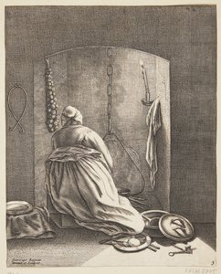 Eine Frau, die kocht von Geertruyt Roghman