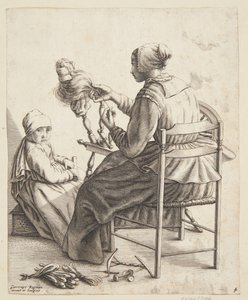Eine Frau, die spinnt von Geertruyt Roghman