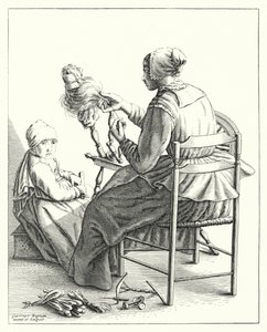 Die Spinnerin von Geertryut Roghman