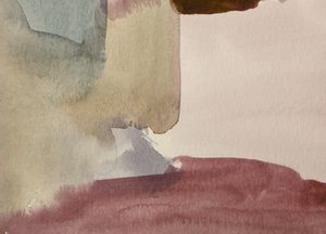 Moderne gedämpfte Aquarelle von Gemma Bardot