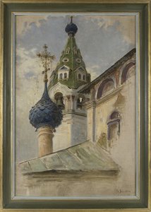 Die Erzengel-Michael-Kirche in Kostroma, 1910