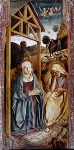 Triptychon der Geburt: Zentrales Panel von Gentile Bellini
