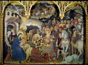 Die Anbetung der Magier von Gentile da Fabriano