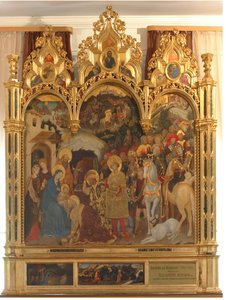Die Anbetung der Könige, um 1420 von Gentile da Fabriano