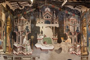 Die Halle der freien Künste und Planeten von Gentile da Fabriano