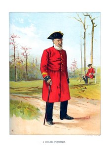 Chelsea-Pensionär, um 1890 von Geoffrey Douglas Giles