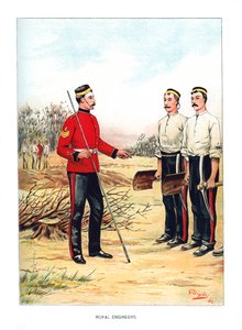 Royal Engineers, um 1890