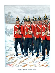 Das 69. Durham Light Infantry, ca. 1890
