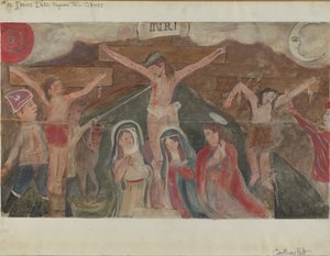 Station des Kreuzes Nr. 12: Jesus stirbt am Kreuz, ca. 1936