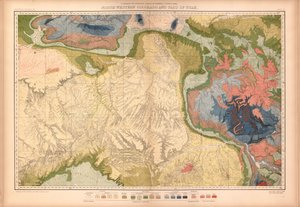 Geologischer und geografischer Atlas von Colorado und angrenzenden Gebieten