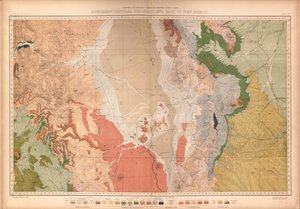 Geologischer und geographischer Atlas von Colorado und angrenzenden Gebieten