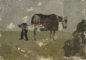 Schmied mit Grau von Georg-Hendrik Breitner