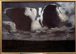 Mondschein. Gemälde von George Hendrick (Hendrik) Breitner (1857-1923) von Georg Hendrik Breitner
