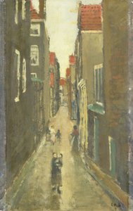 Die Baanbrugsteeg, Amsterdam von Georg-Hendrik Breitner