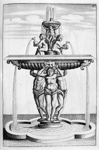 Brunnenentwurf, 1664 von Georg Andreas Bockler