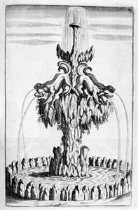 Brunnen mit Hundemotiv, 1664