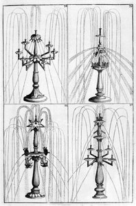 Ornamentaler Brunnenentwurf, 1664