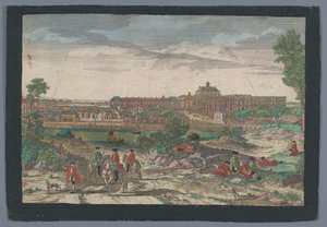 Ansicht der Stadt und des Palastes von Versailles von Georg Balthasar Probst (possibly)