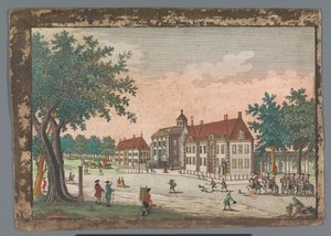Blick auf den Palast Huis ten Bosch in Den Haag von Georg Balthasar Probst
