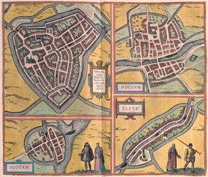 Sneek, Dokkum, Sloten, Ijlst, Niederlande, in 