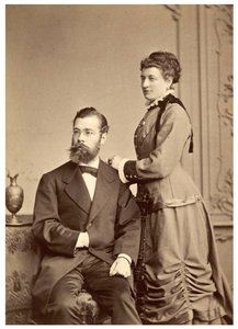 Porträt von Hermann von Ihering mit seiner ersten Frau, Anna Maria Clara Belzer Wolf