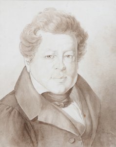 Porträt von Alexander Iwanowitsch Turgenew 1784-1845, 1833 von Georg Christian August Kestner