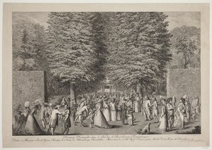 Erster Spaziergang im Garten von Rosenburg in Kopenhagen